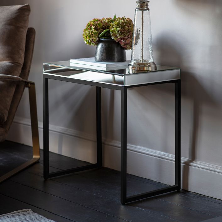 Black Side Table Neligh