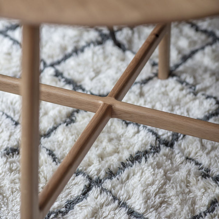 Madrid Oak Round Dining Table