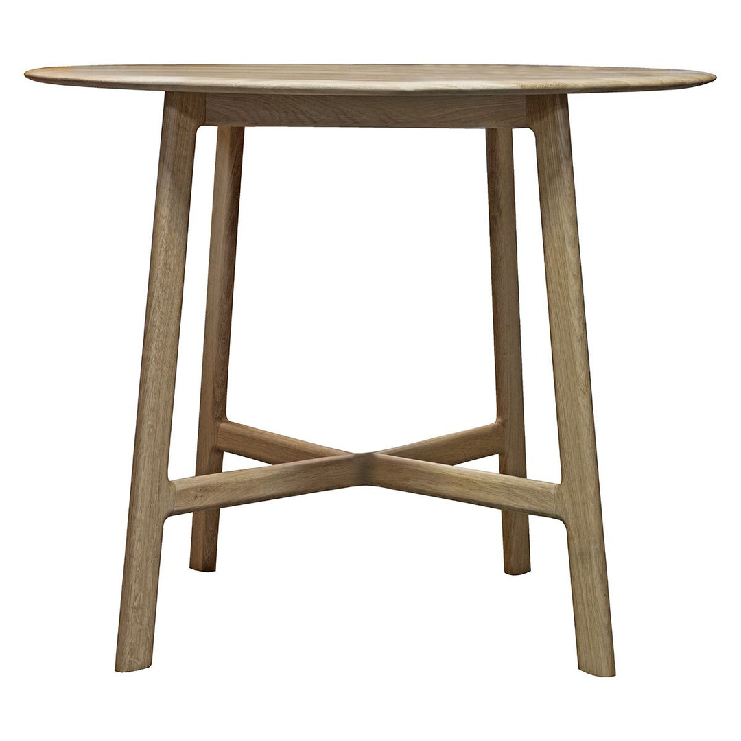 Braxton Light Oak Round Dining Table