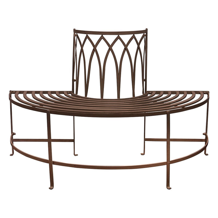 Brown Outdoor Tree Bench Seat Collett