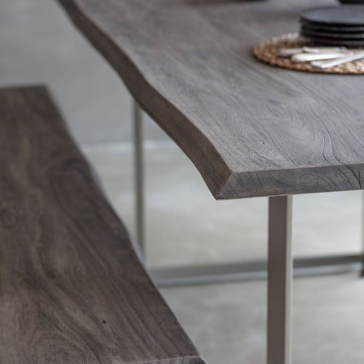 Minerva Large Dining Table Grey