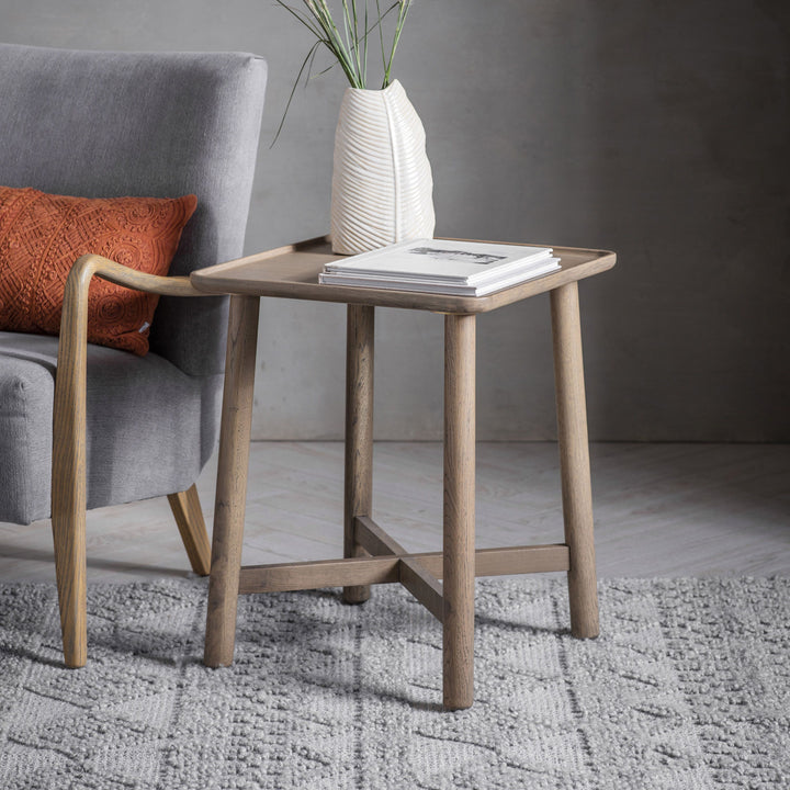 Oak Side Table Hennigan