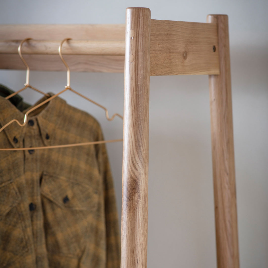 Open Wardrobe Oak Hennigan