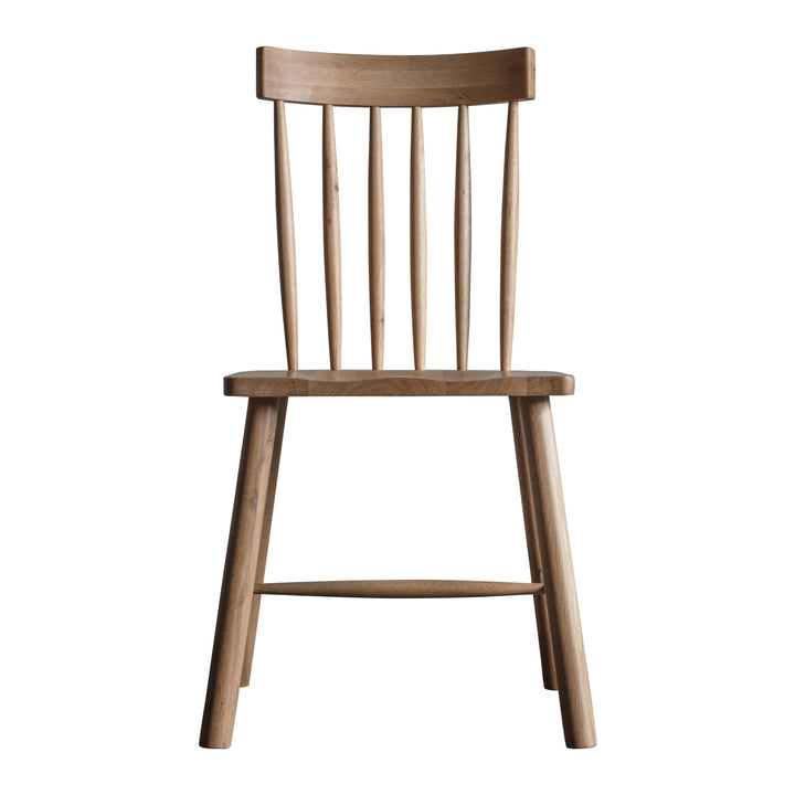 Set of 2 Oak Dining Chair Hennigan