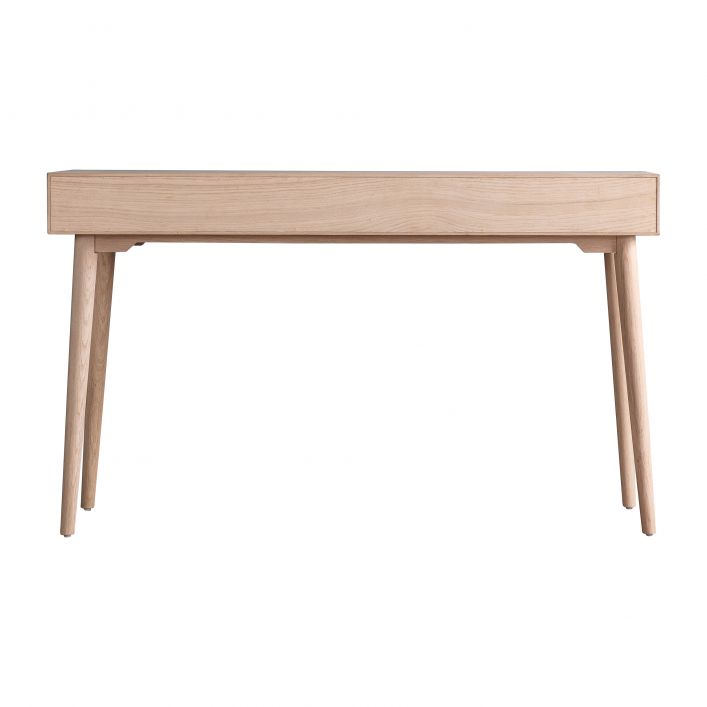 One Drawer Oak Desk Luna