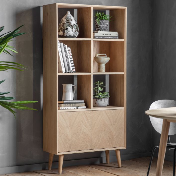 Two Door Open Display Cabinet Luna