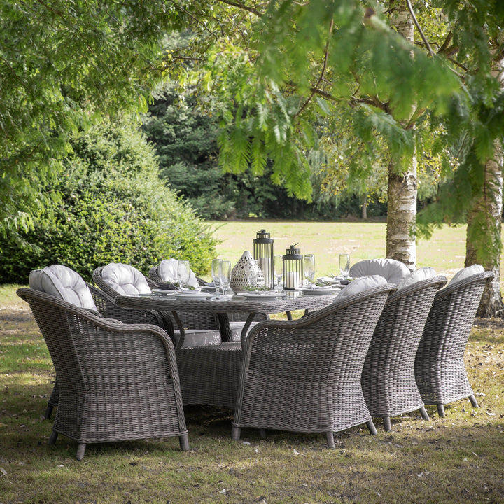 8 Seater Garden Dining Set Nova