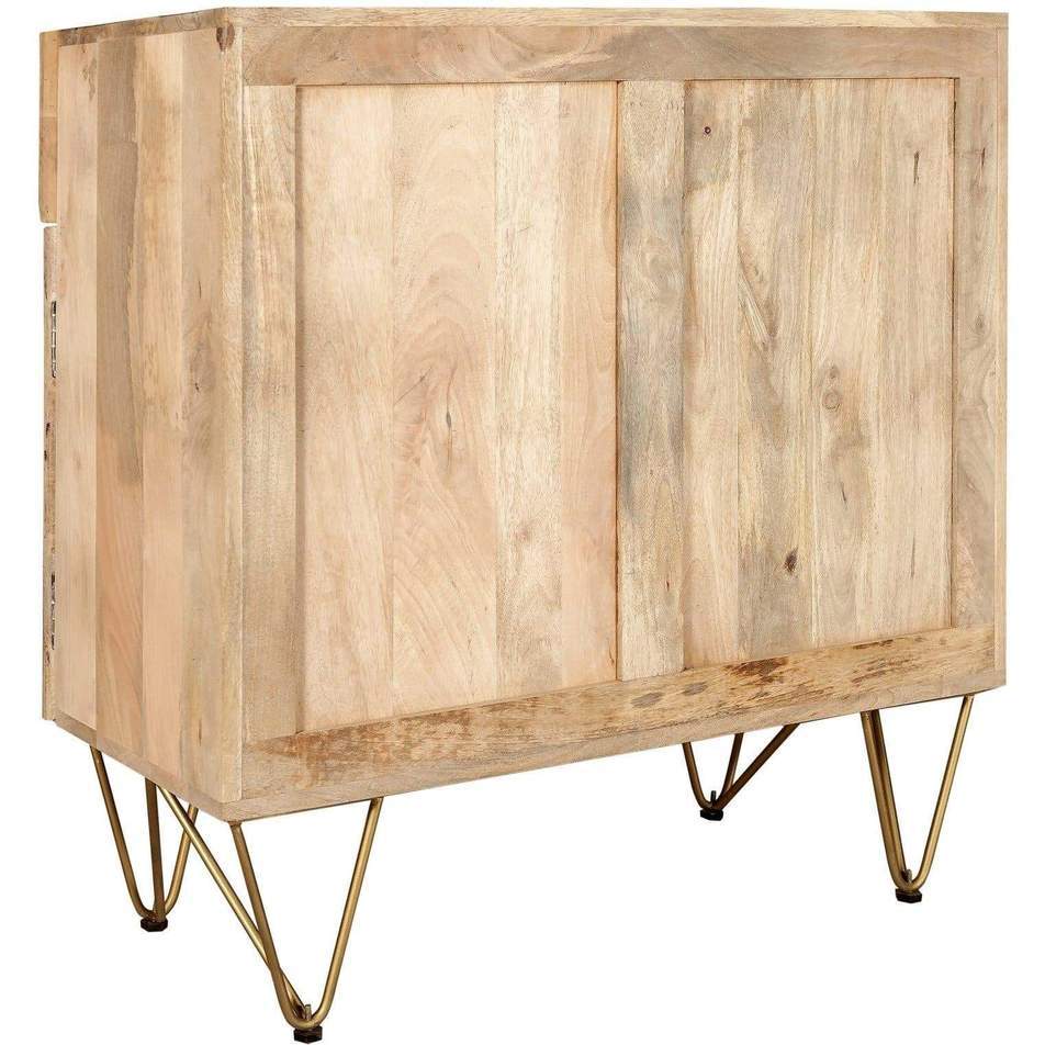 Light Gold 2 Door Medium Sideboard
