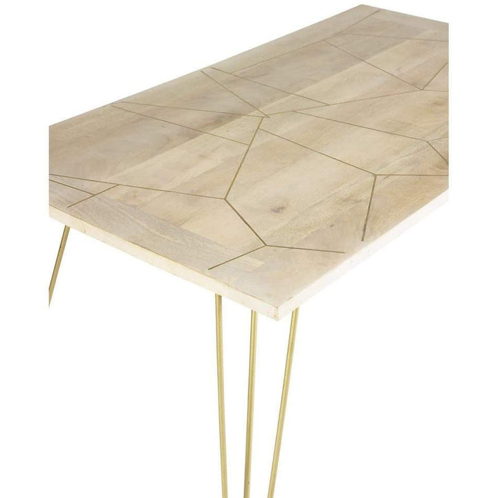 Light Gold Dining Table