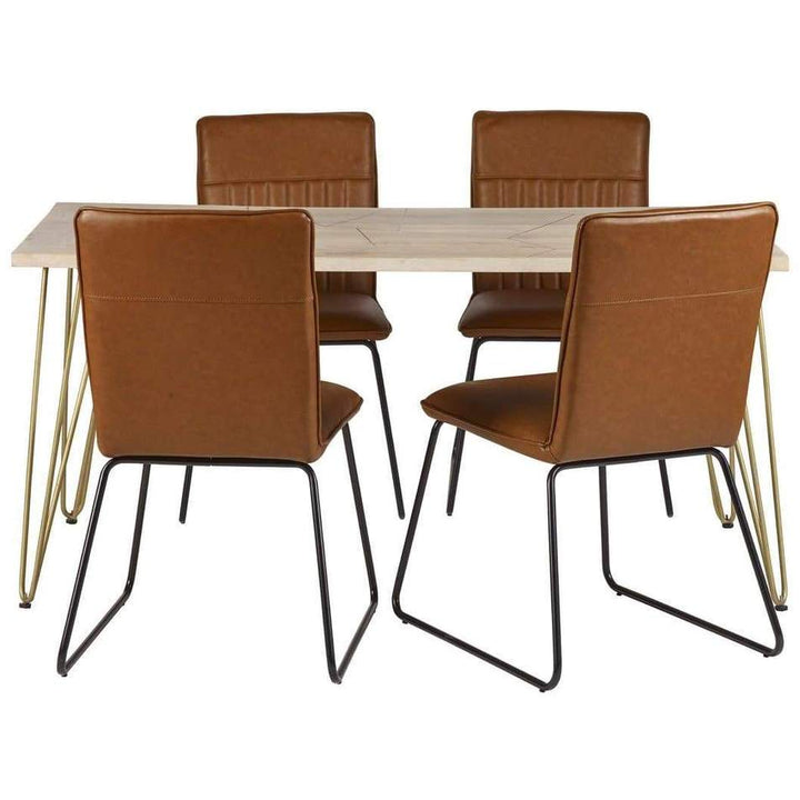 Light Gold Dining Table