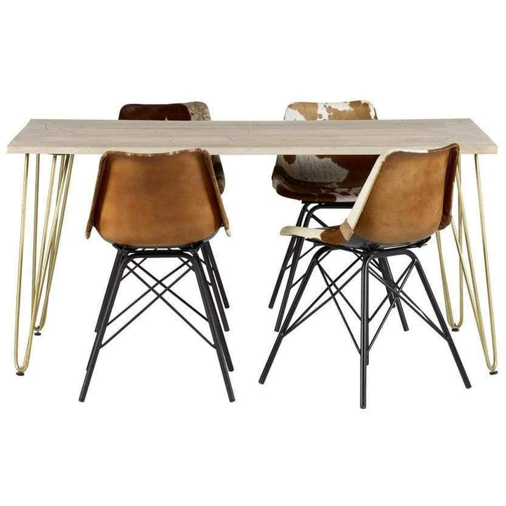 Light Gold Dining Table