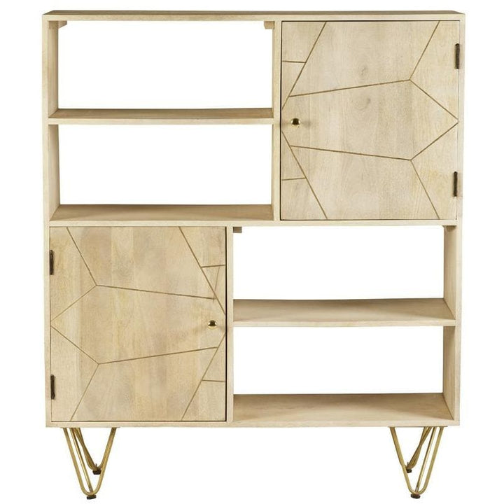 Light Gold Display Cabinet