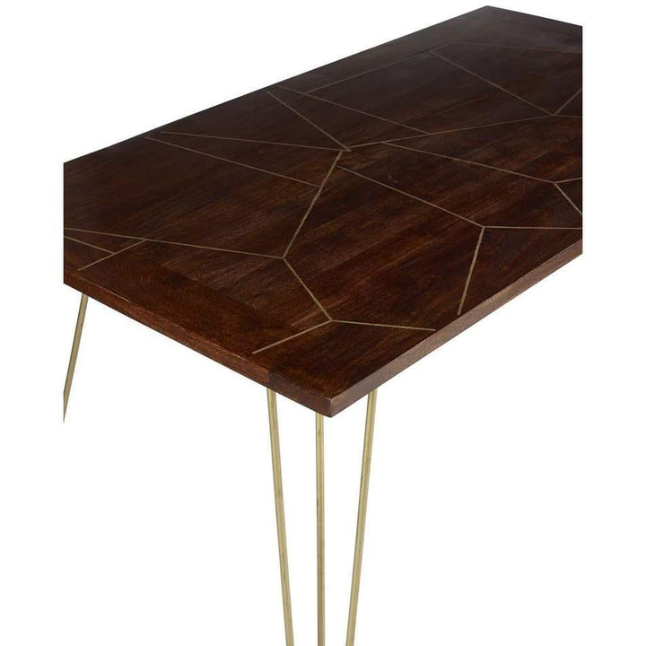 Dark Gold Dining Table