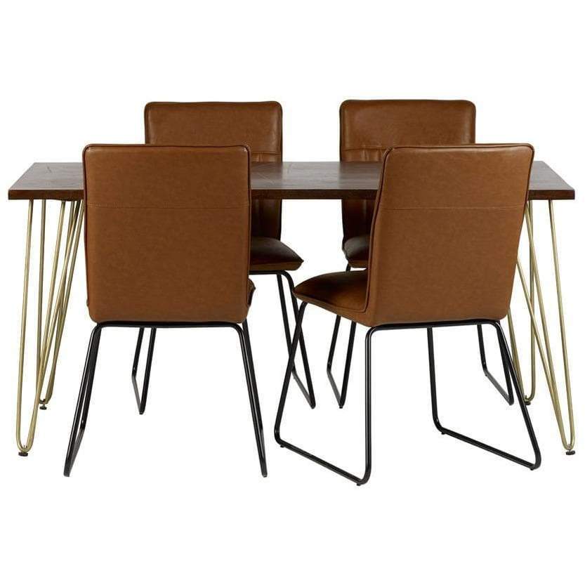 Dark Gold Dining Table