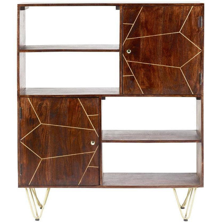 Dark Gold Display Cabinet