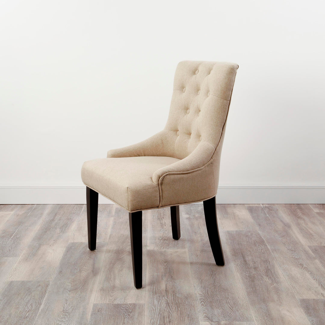 Borowski Beige Textured Dining Chairs