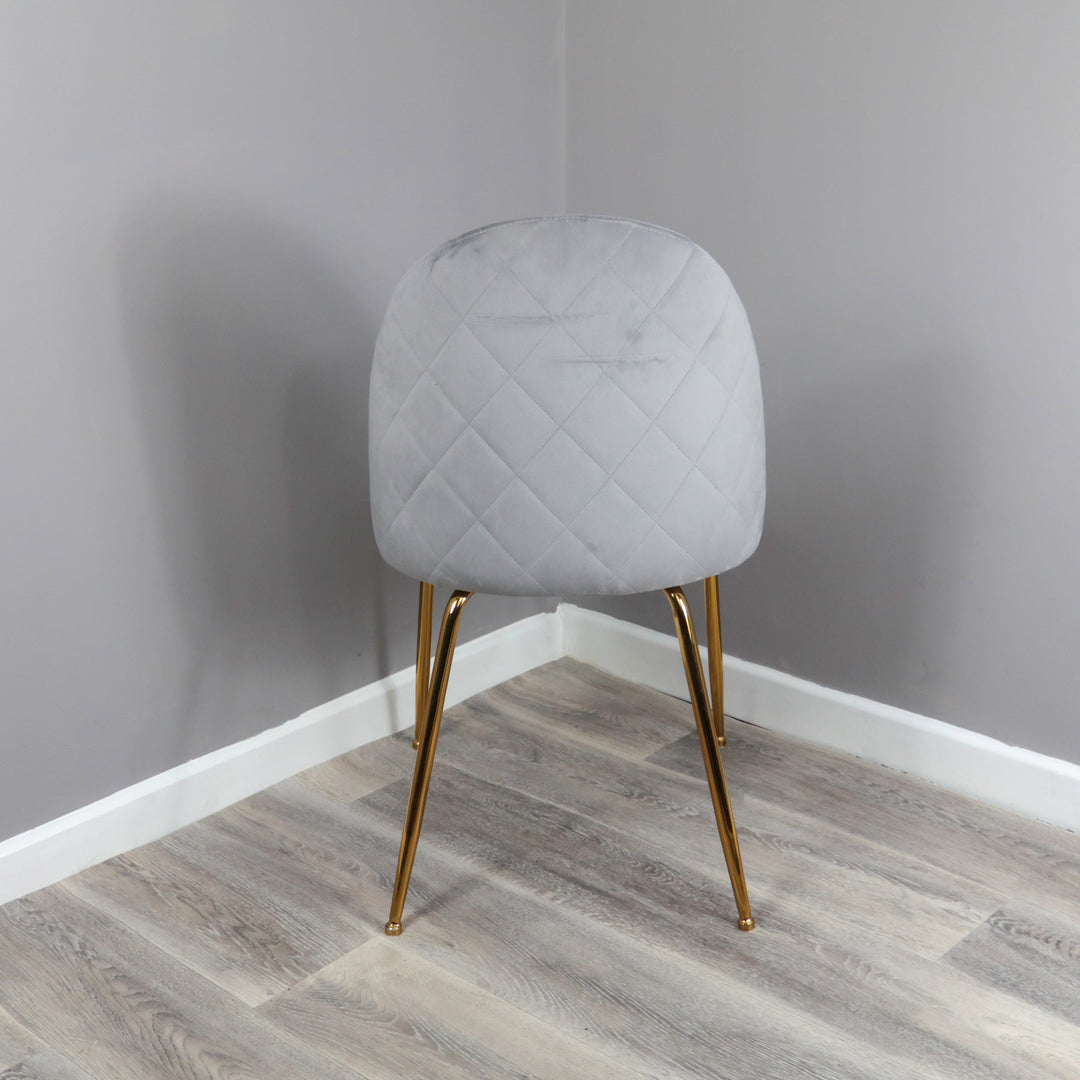 x2 Alina Velvet Dining Chair