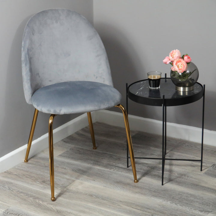 x2 Alina Velvet Dining Chair