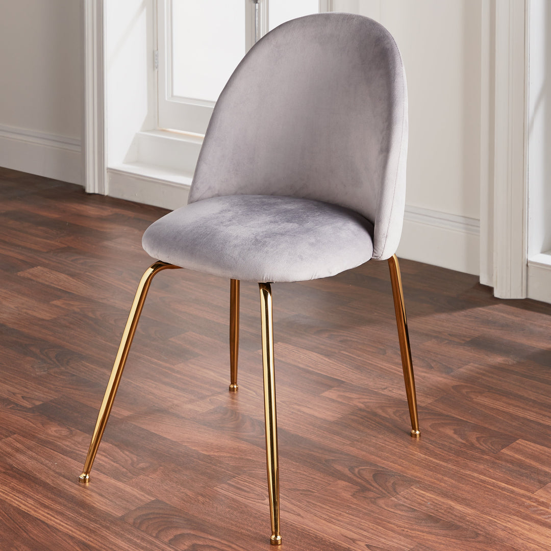 x2 Alina Velvet Dining Chair