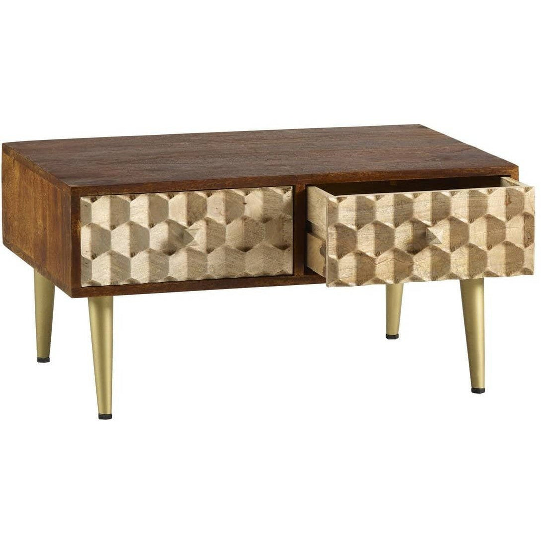 Edison Coffee Table with 2 Drawers