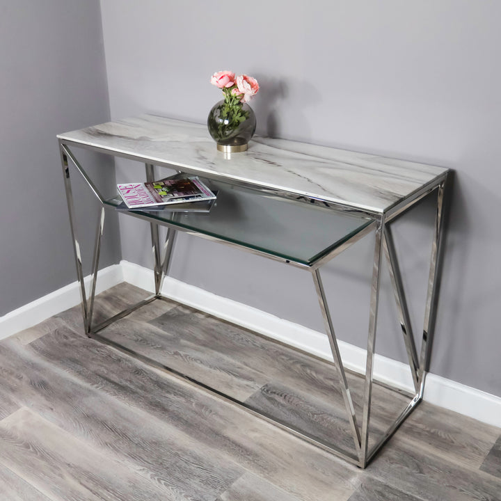 Berlanga Marble Console Table