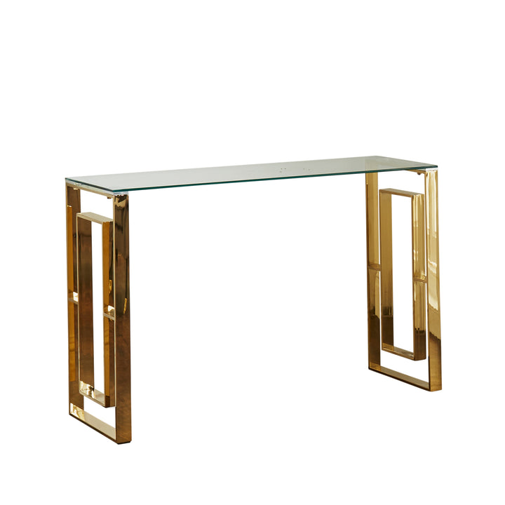 Ewalt Gold Console Table