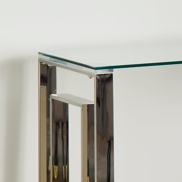 Console Table Silver Plated Ewalt