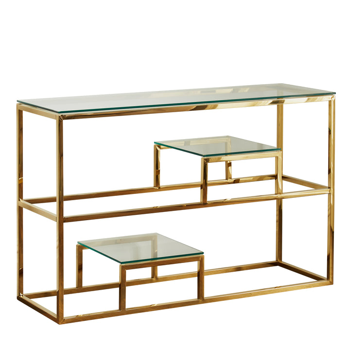 Gold Console Table Elihu