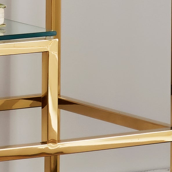 Gold Console Table Elihu