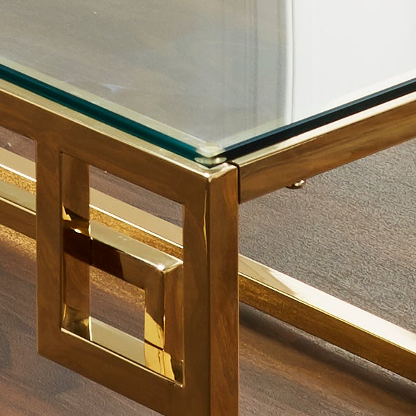 Cate Gold Plated Coffee Table