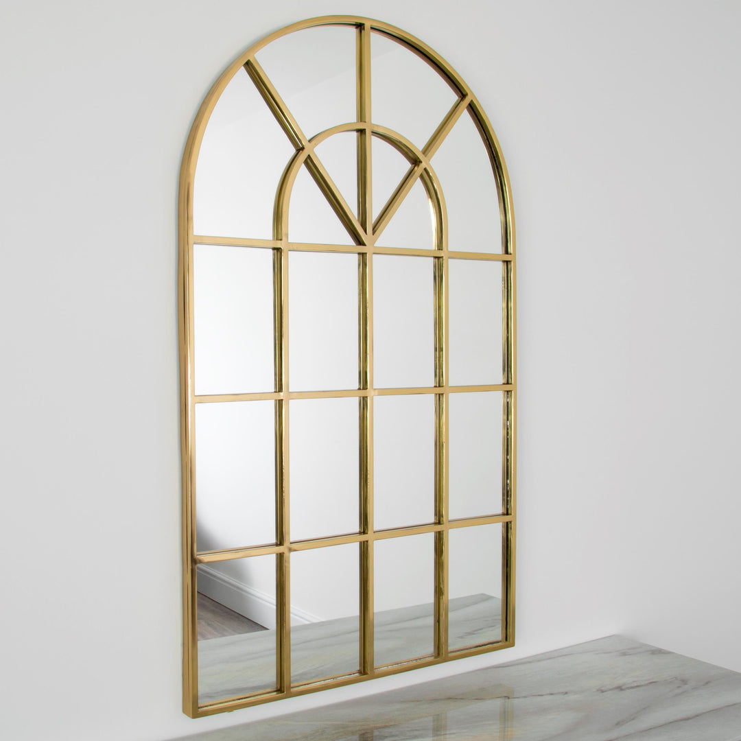 Alessa Gold Arched Mirror