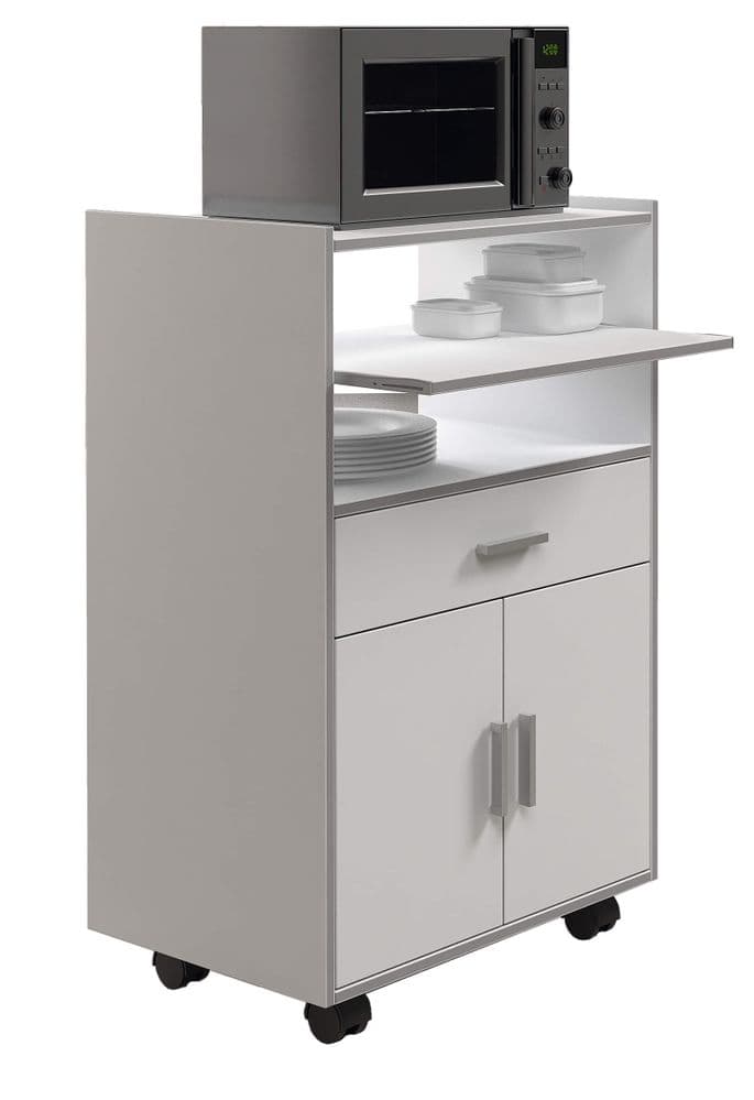 White and Grey Kitchen Trolley Aguila