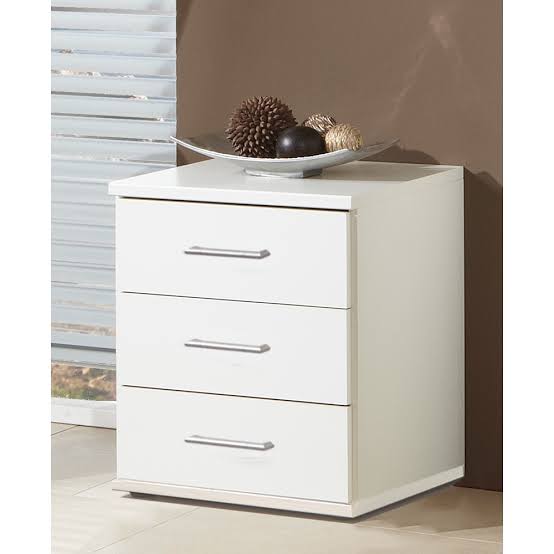 White Bedside Chest Of Drawers Farnhill