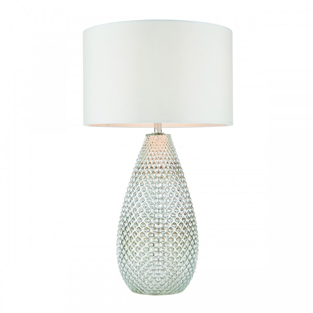 Livia Table Lamp Silver Mercury