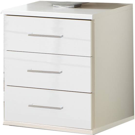 White Bedside Chest Of Drawers Farnhill