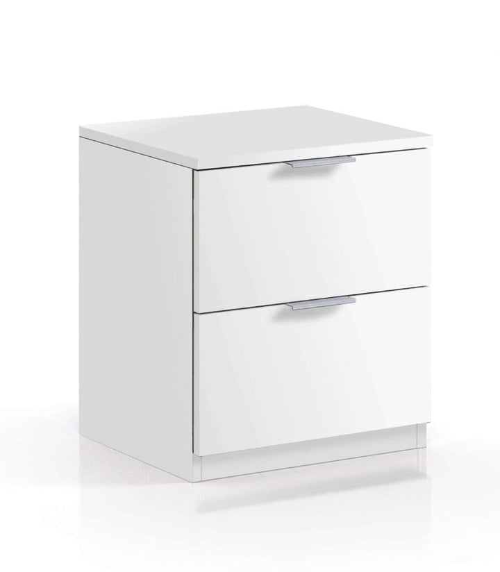 2 Drawer Bedside Cabinet Artic White Painswick