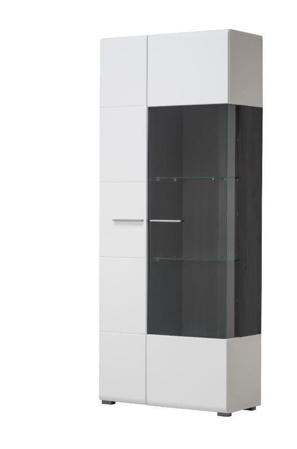 White Tall Display Cabinet Hanief