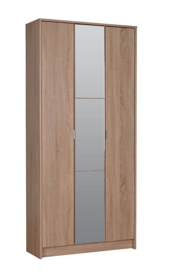 Oak Slim Tall Wardrobe Cubeicals