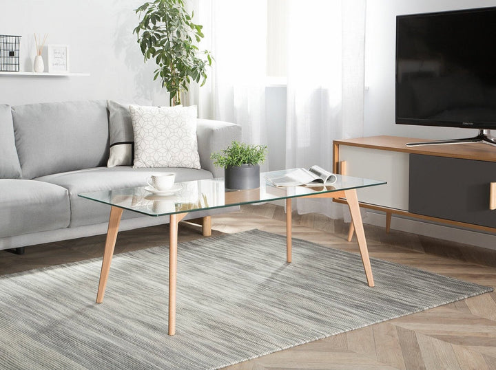 Glass Top Coffee Table HUDSON
