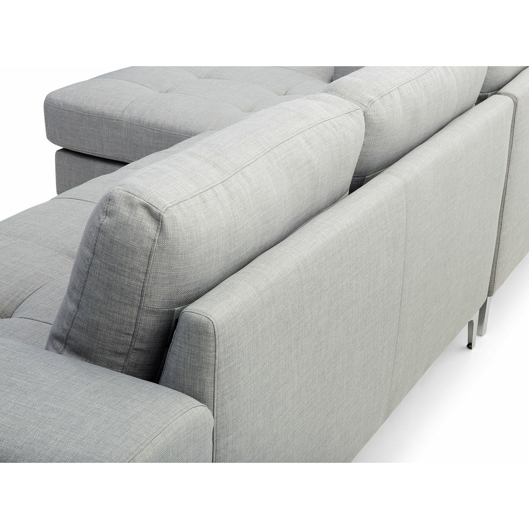 Lugent Right Hand Fabric Corner Sofa