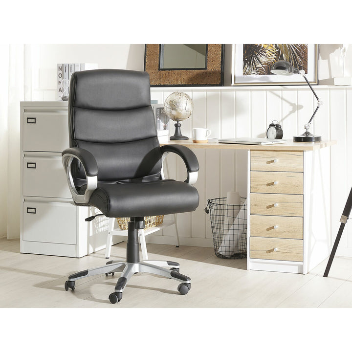 Michalak Faux Leather Executive Chair