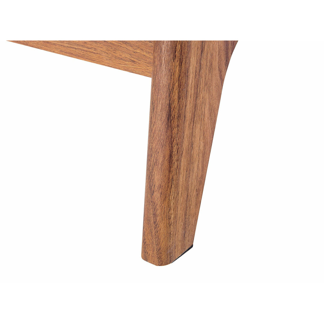 Jabari Bookcase Dark Wood with White