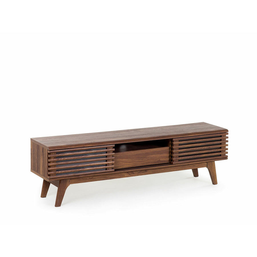 TV Stand Dark Wood DETROIT