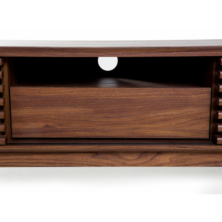 Oglethorpe TV Stand Dark Wood