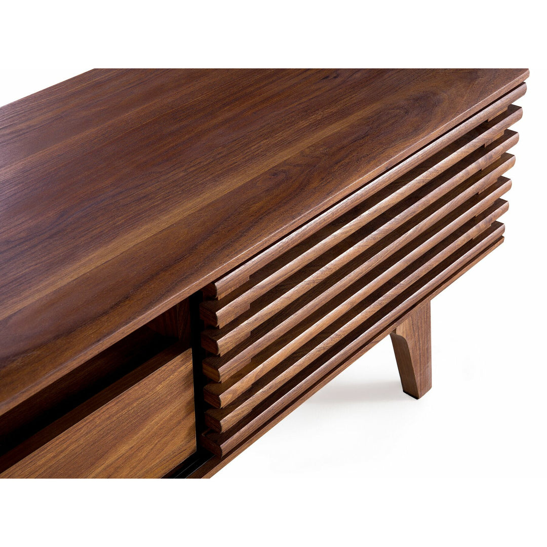 Oglethorpe TV Stand Dark Wood