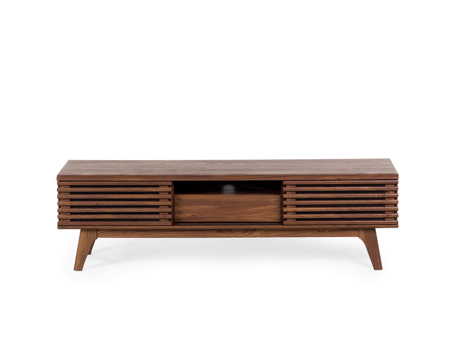 TV Stand Dark Wood DETROIT
