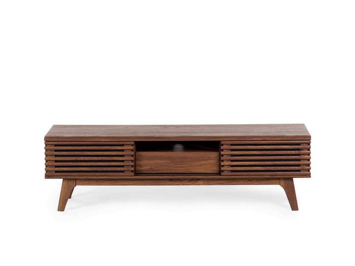 TV Stand Dark Wood DETROIT
