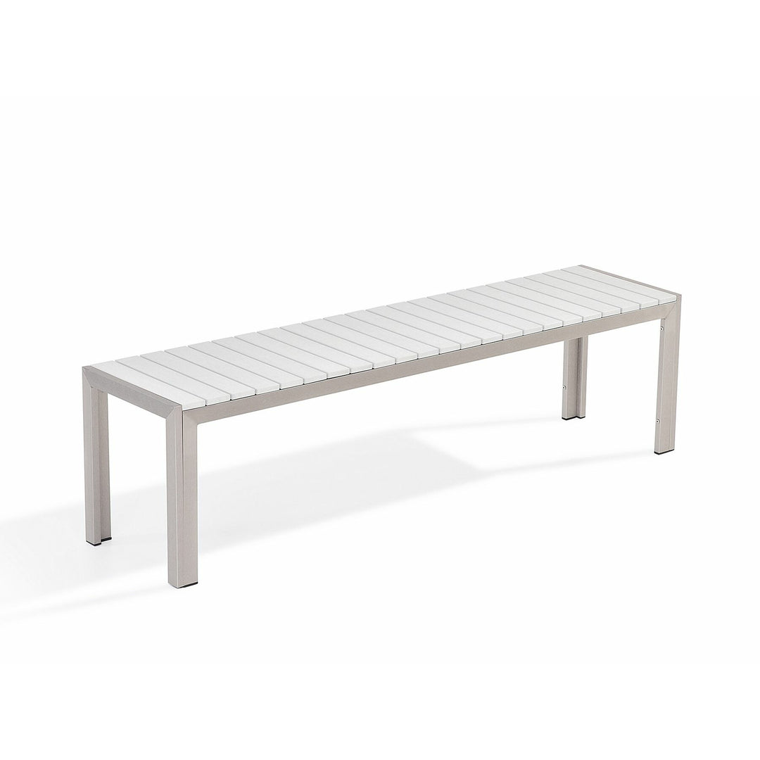Nardo 6 Seater Metal Garden Dining Set White