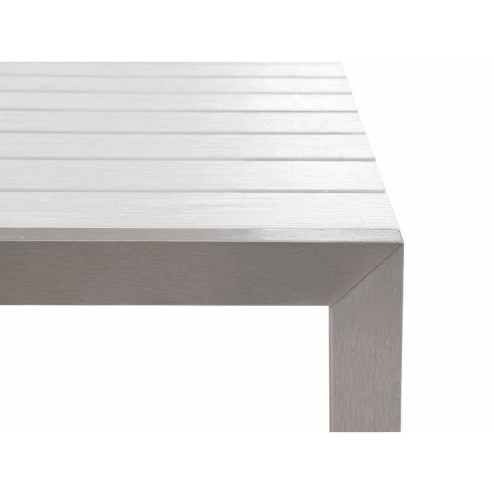 Nardo 6 Seater Metal Garden Dining Set White