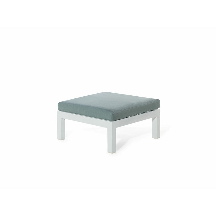 Messina Left Hand 5 Seater Aluminium Garden Corner Sofa Set Green